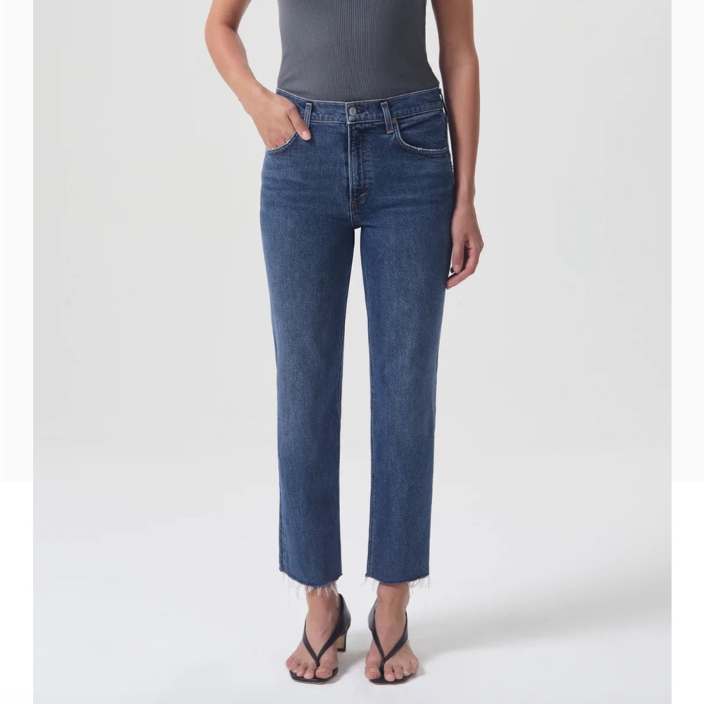 Agolde Kye straight crop jeans